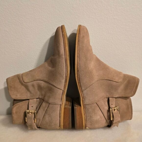 Michael Kors Salem Tan suede Booties 7M - Picture 3 of 11
